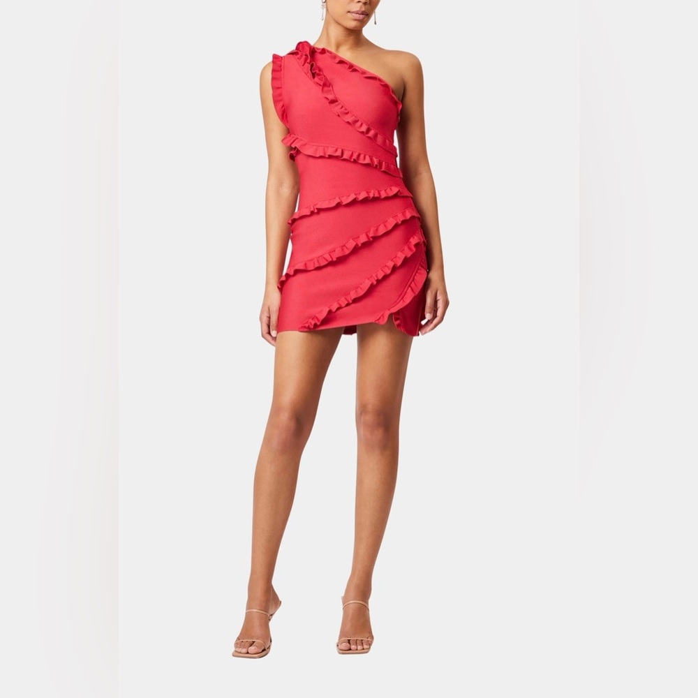 Elliatt Red Ruffle Dress